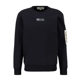 Alpha Industries Herren Sweater Organics EMB organic black