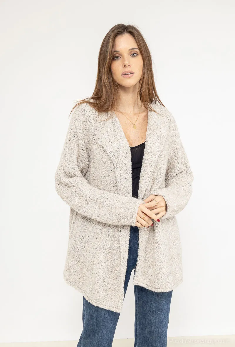 Bouclé-Jacke