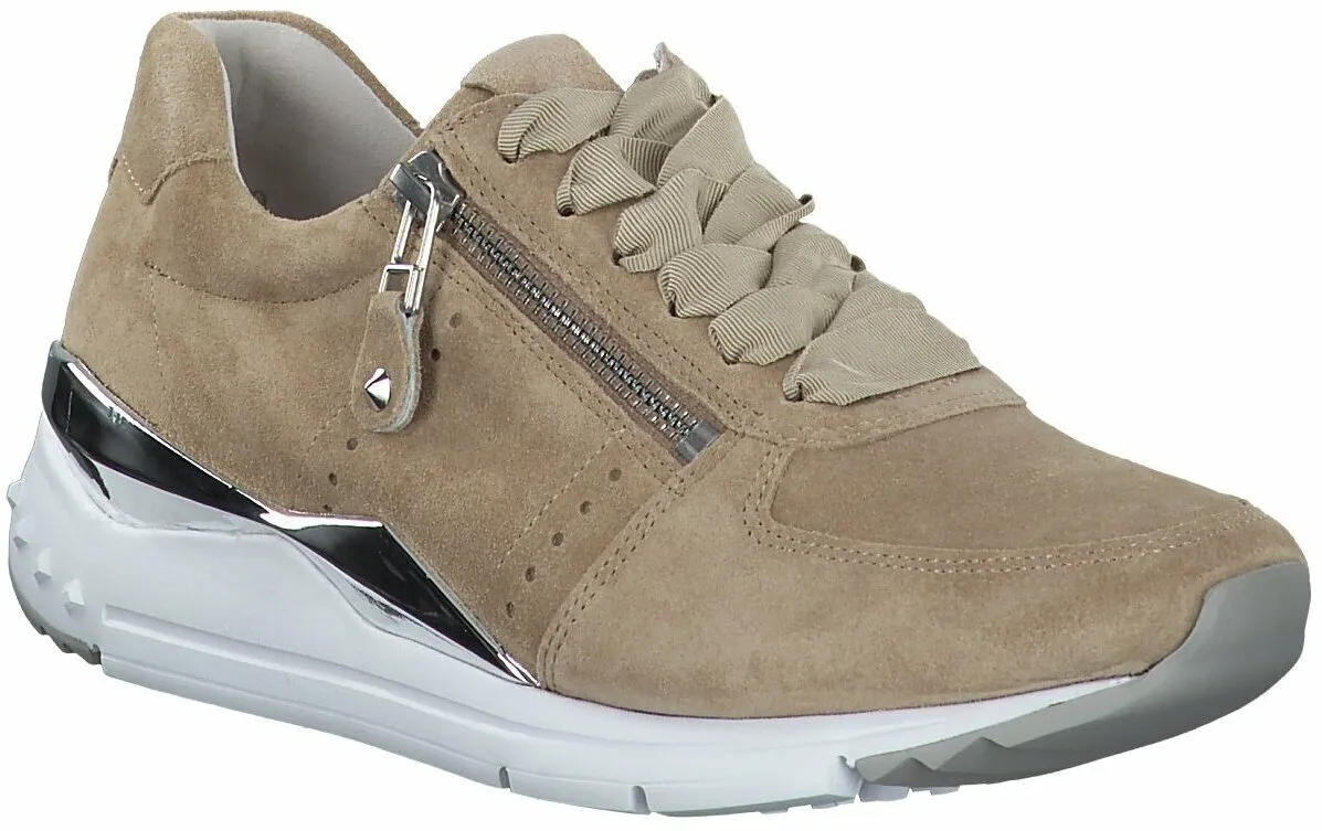 Damen-Sneaker aus Leder 101302873718 (Beige)