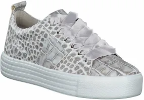 Damen-Sneaker aus Leder 101445817511 (Grau)