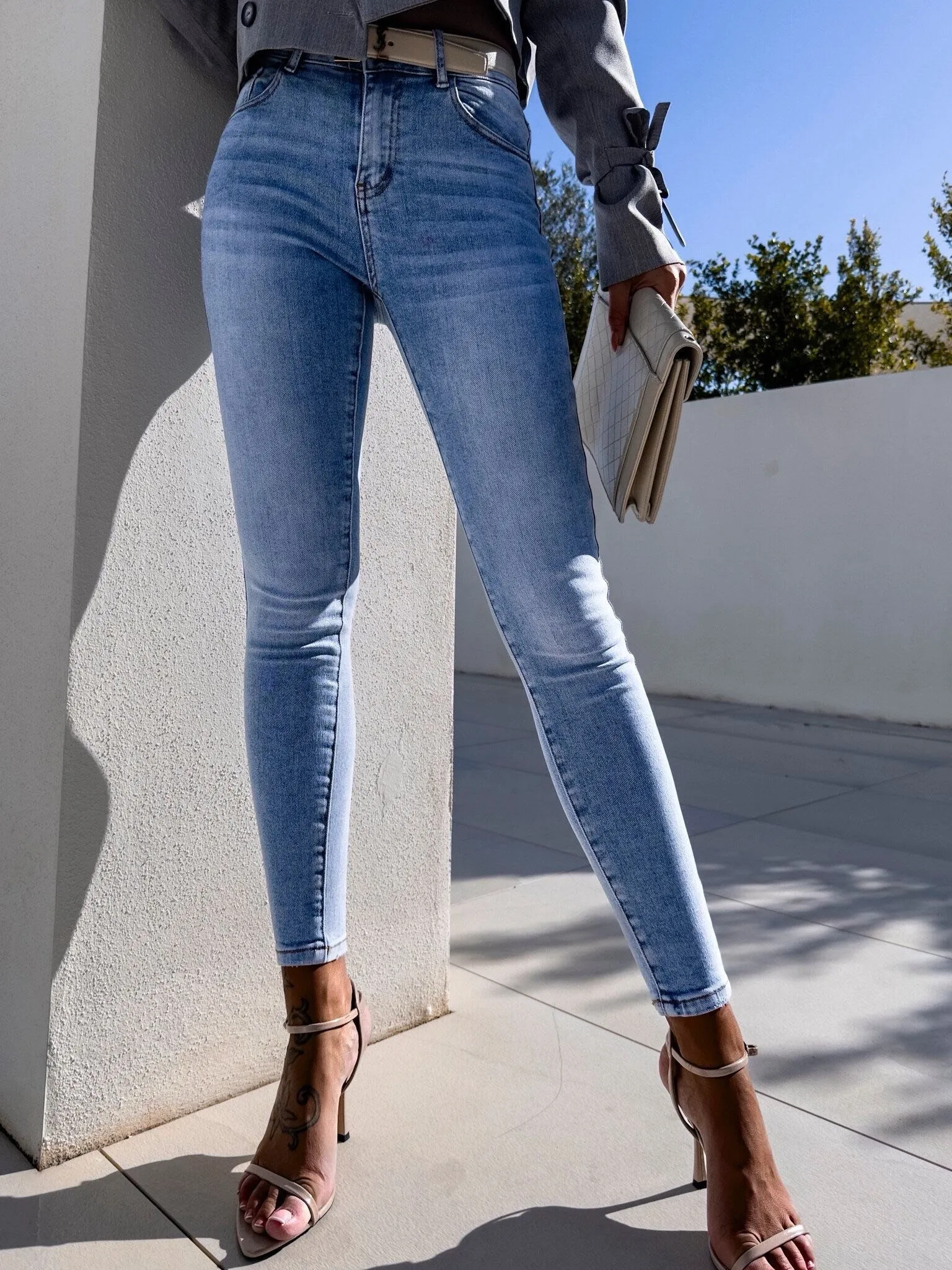 Enge Push-up-Jeans