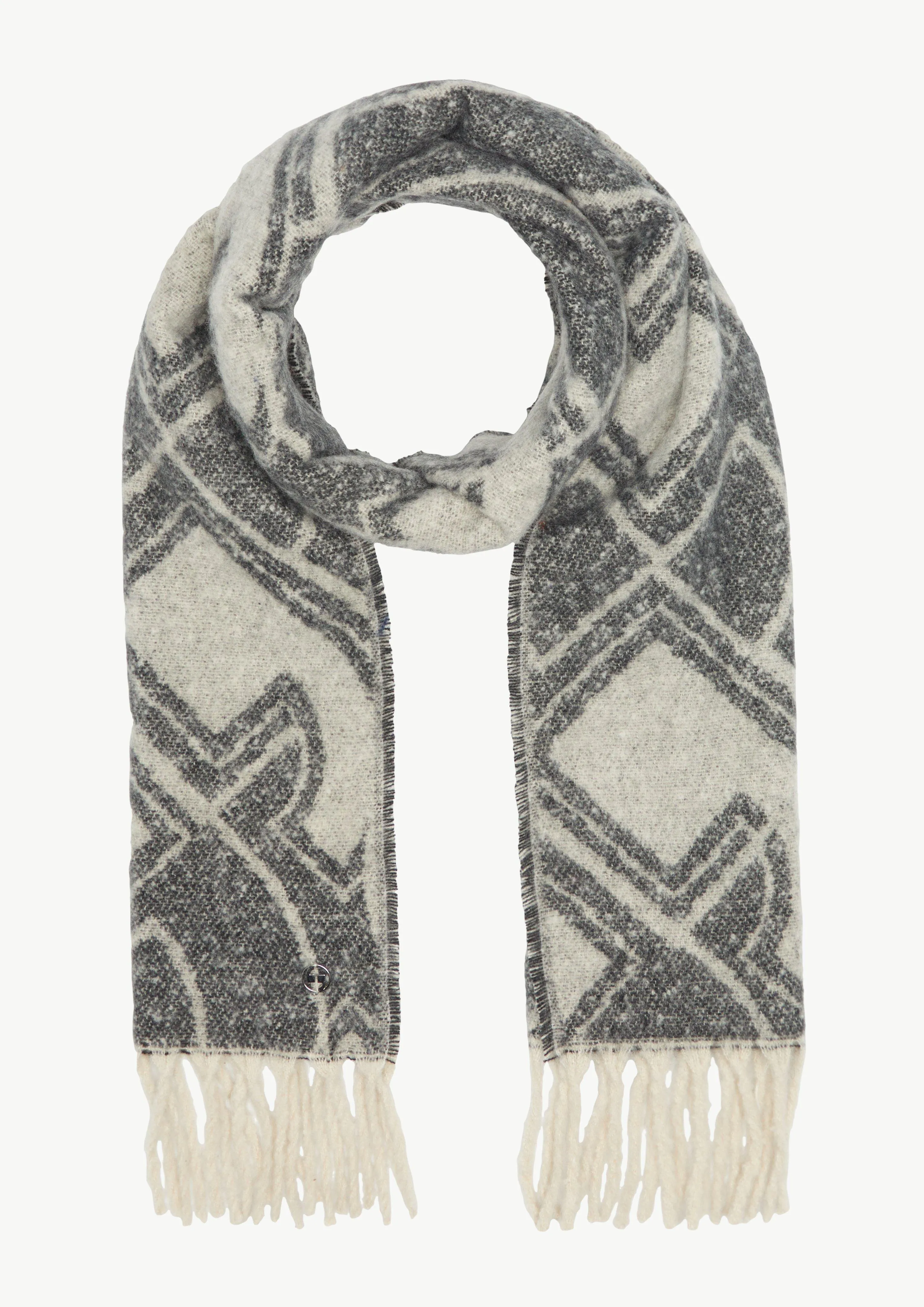 Gemusterter Schal aus Web-Jacquard