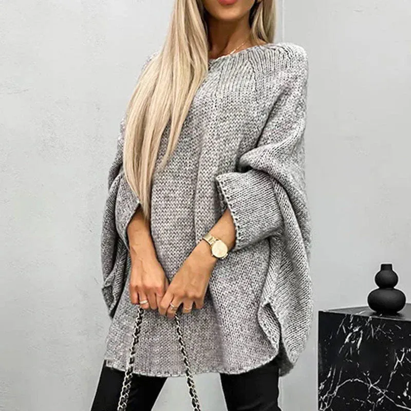 Heidi-Mode | Eleganter Fließender Pullover Für Damen