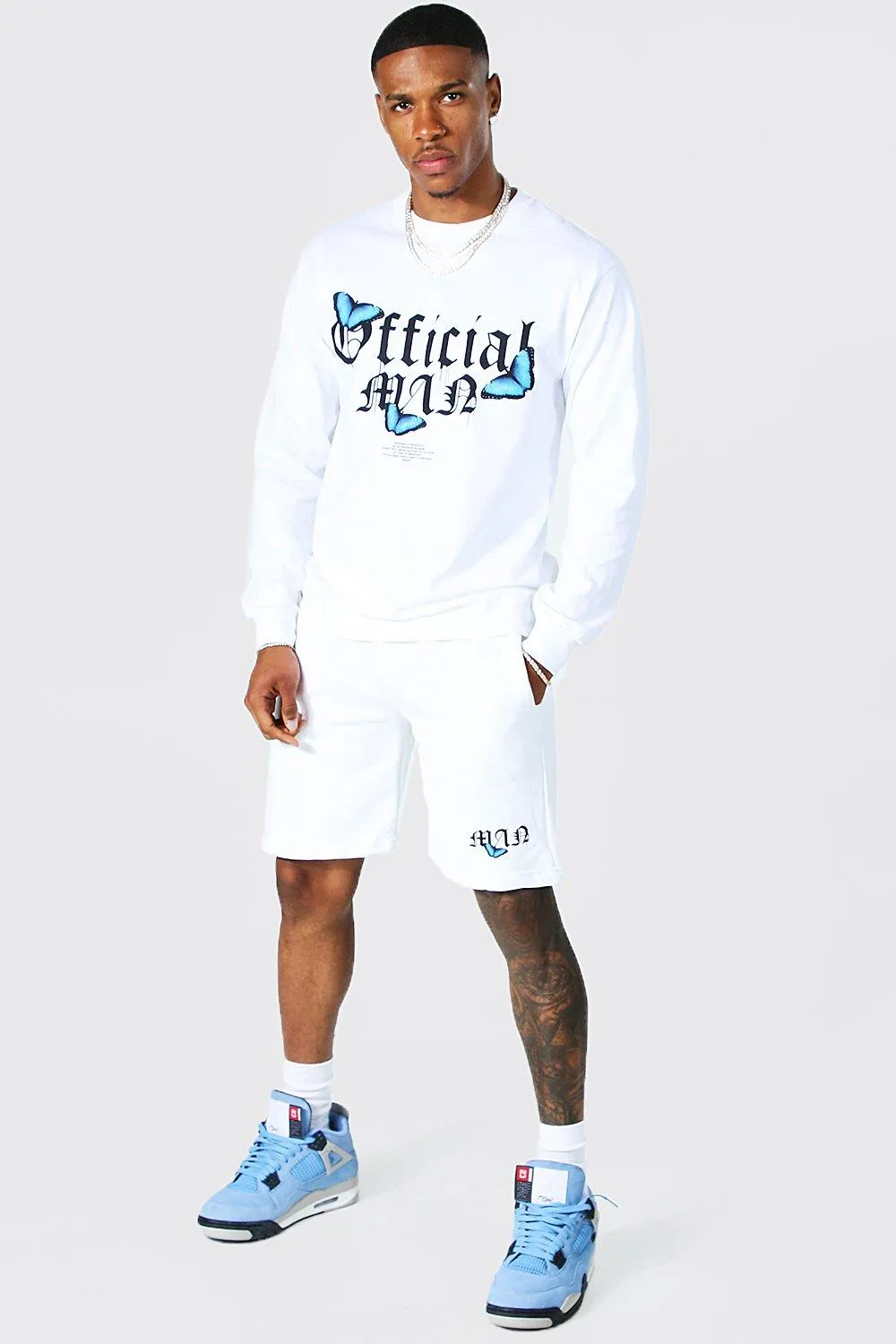 Kurzer Oversize Official Man Trainingsanzug