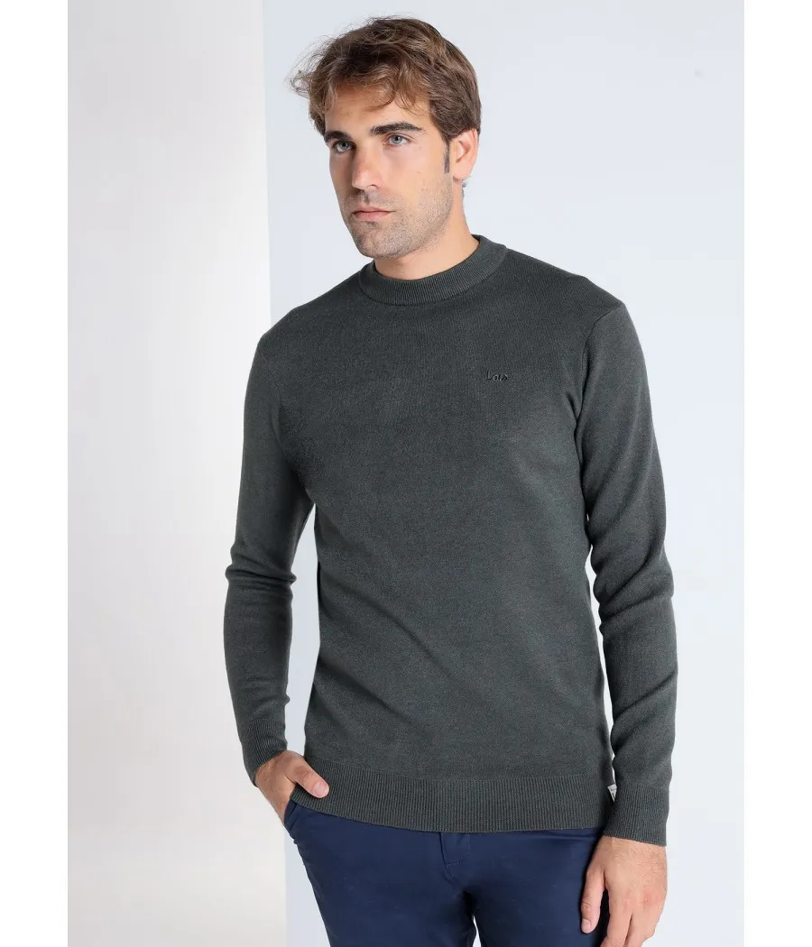 LOIS JEANS - Pullover mit Perkins-Kragen