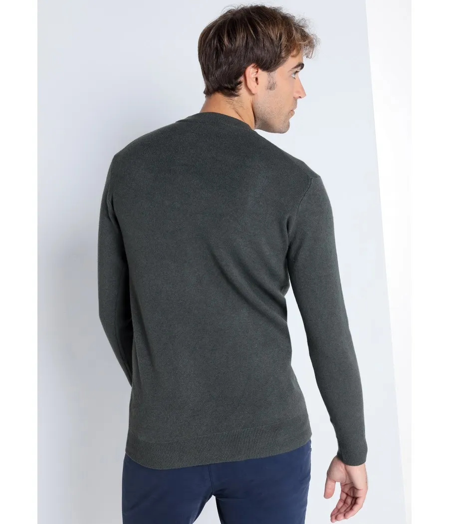LOIS JEANS - Pullover mit Perkins-Kragen