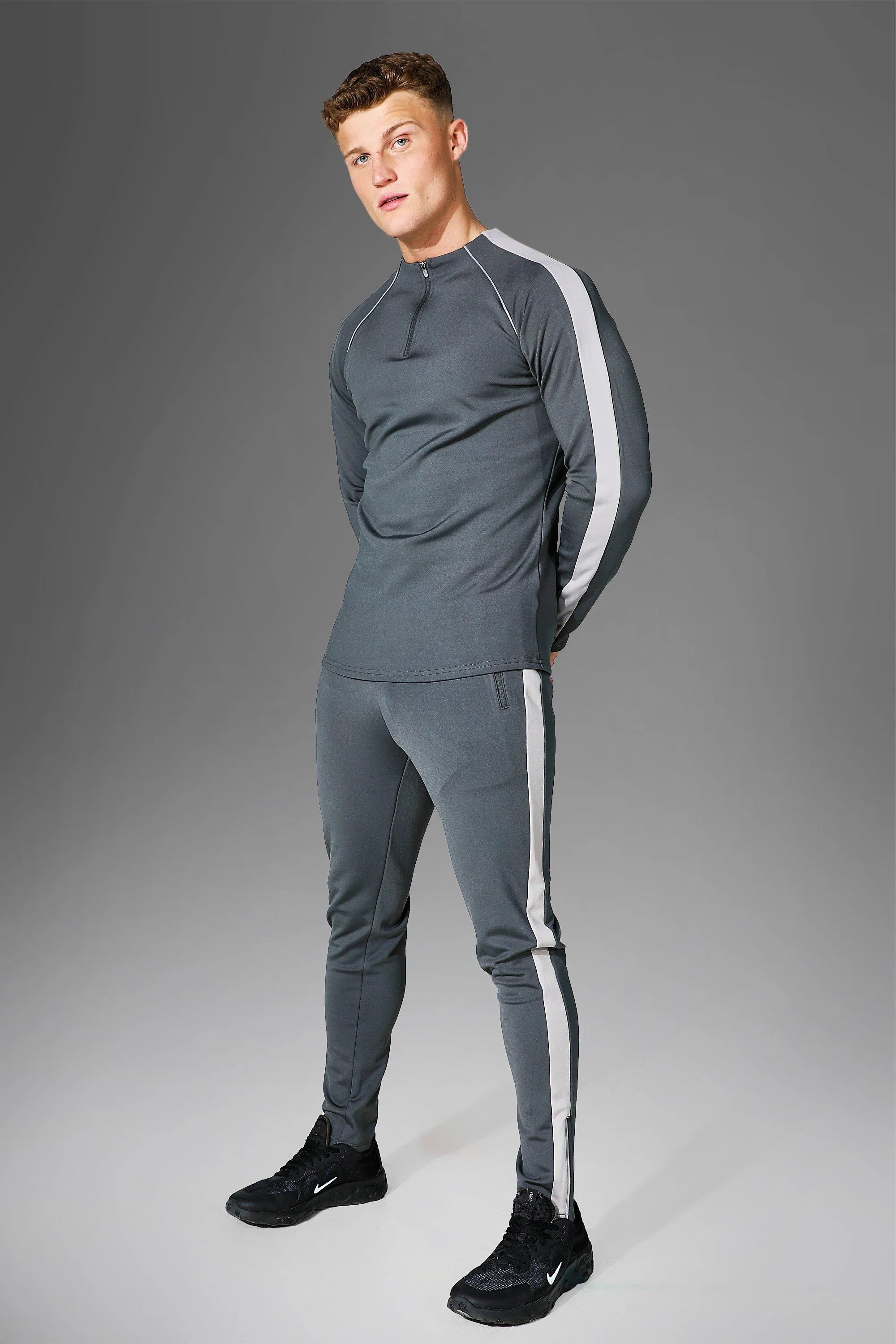 Man Active Performance Trainingsanzug mit Reißverschluss