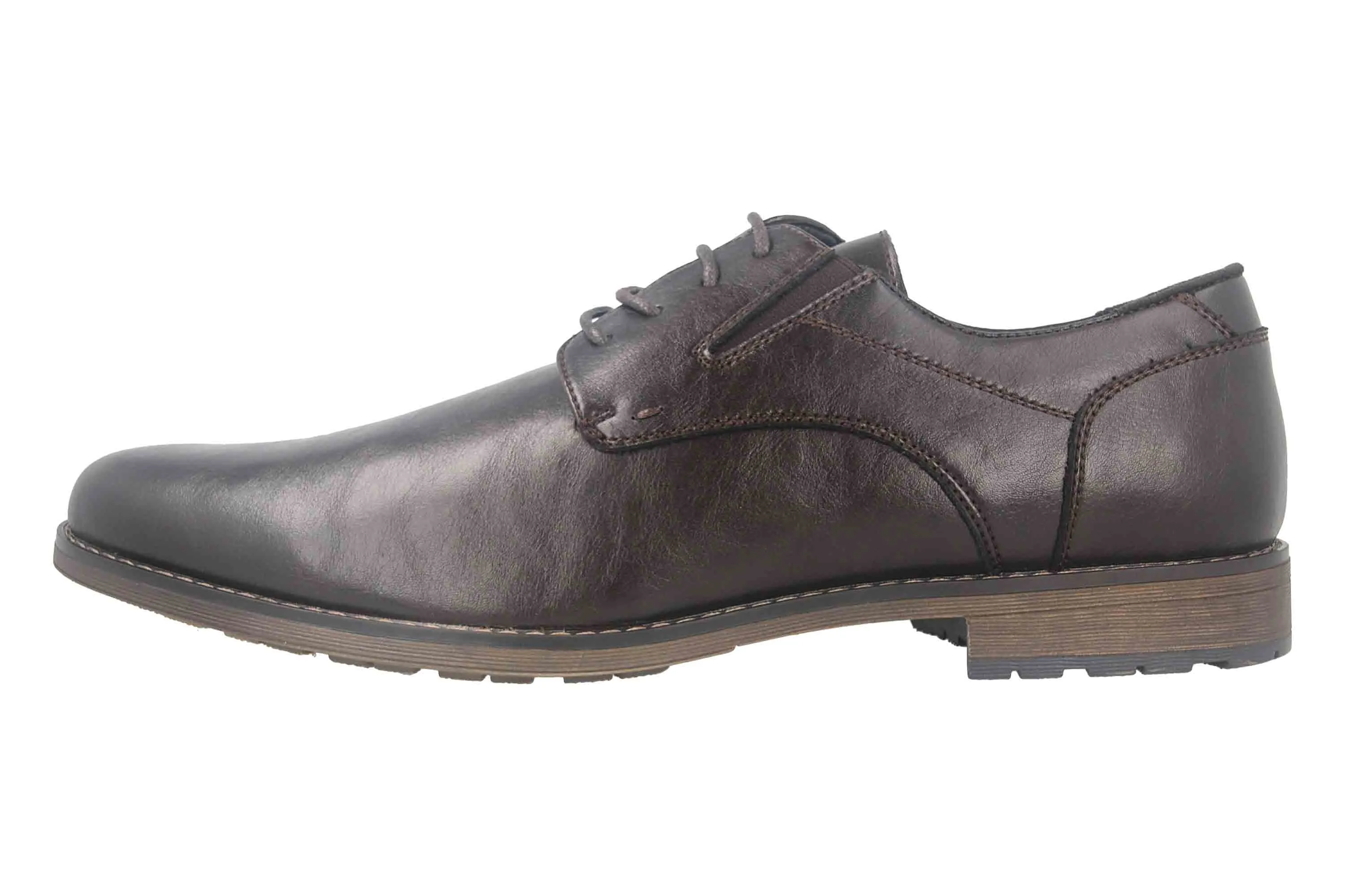 Mavins Halbschuhe in Übergrößen Braun 3HH0180301 3300 D.Brown PU große Herrenschuhe