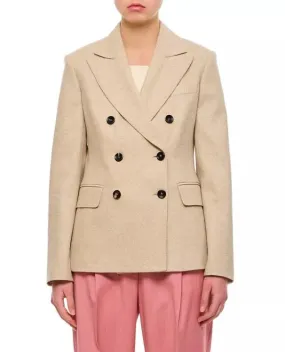   Max Mara  Calata Cashmere Blazer Neutrals