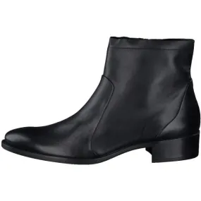 Paul Green Stiefelette Leder Reißverschluss schwarz elegant S20 9673