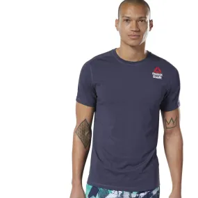 Reebok Herren Rc Ac + Cotton Tee G T-Shirt mit kurzen Ärmeln, Blau (Heritage Marineblau/Heritage Marineblau), XXL