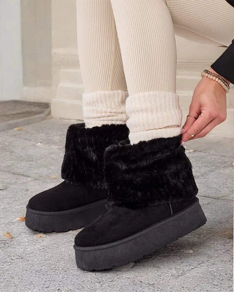 Royalfashion Stiefel a'la Schneestiefel für Frauen Renutis