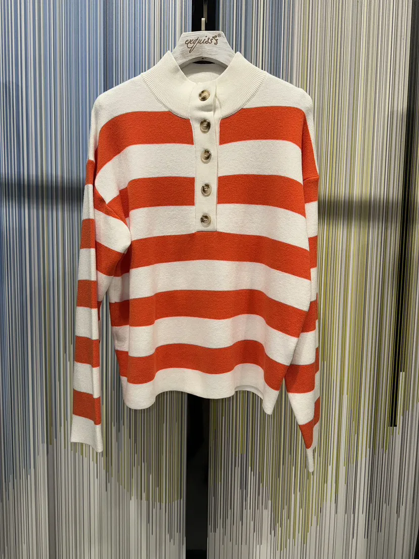 Schicker gestreifter Pullover