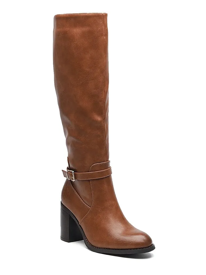 Stiefel in Hellbraun
