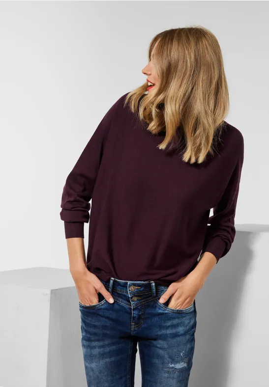 Street One Pullover in Unifarbe  - Style NOREEN