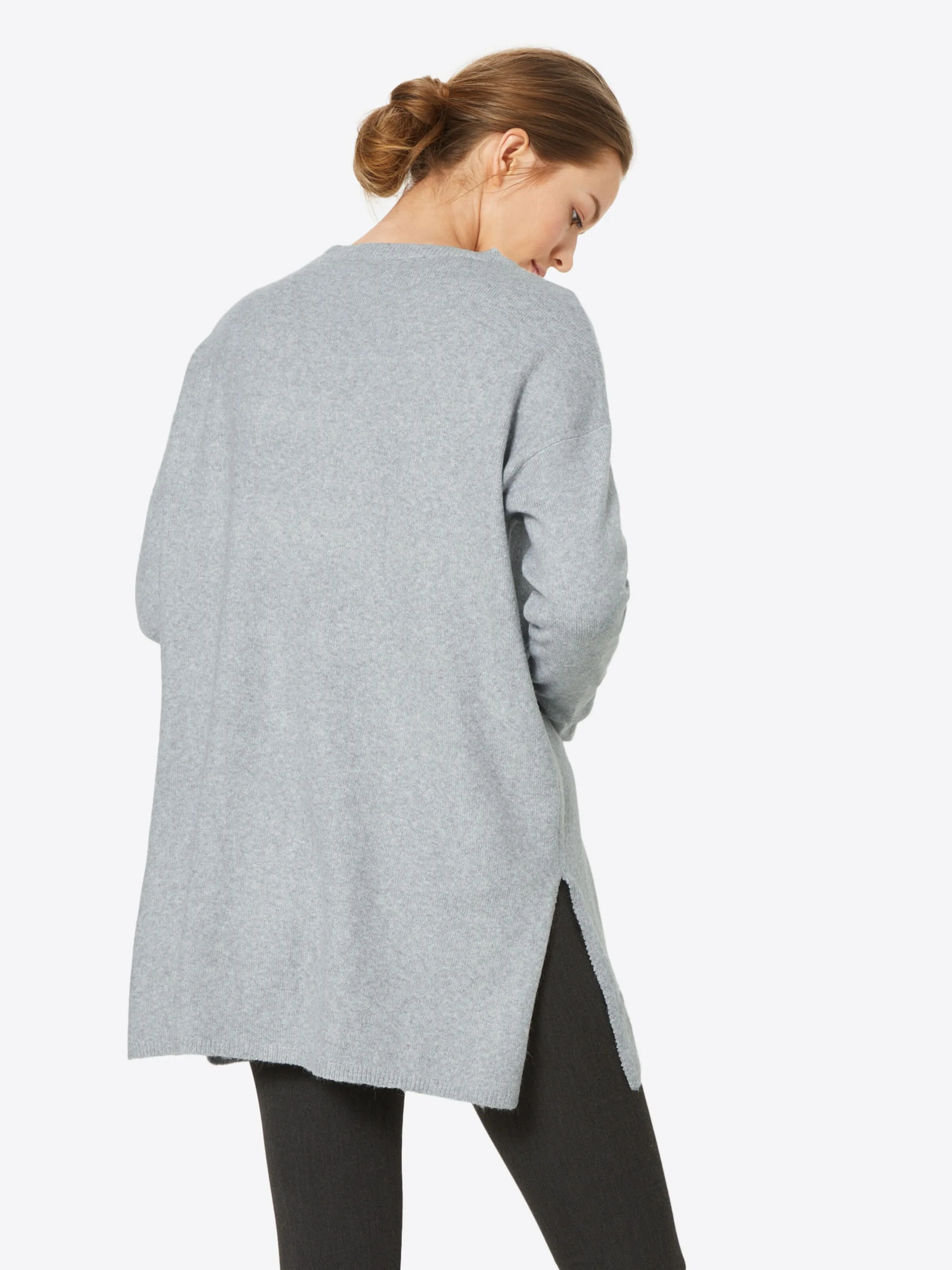 VERO MODA Pullover 'Brilliant' in Graumeliert