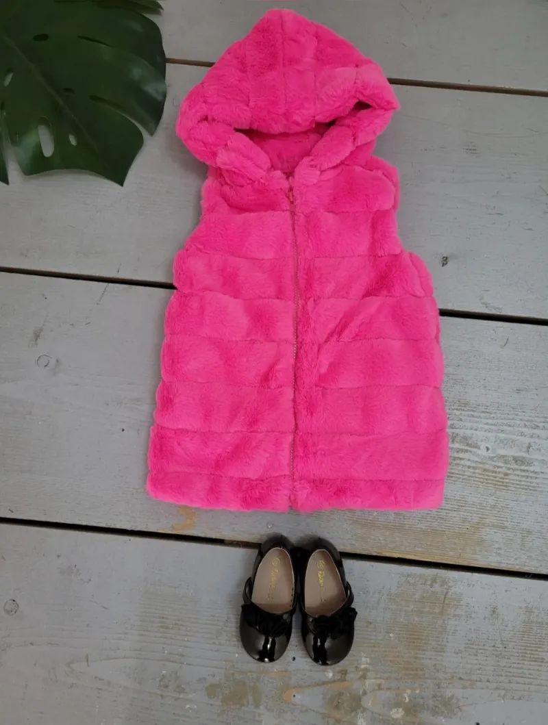 Ärmellose Jacke für Babymädchen